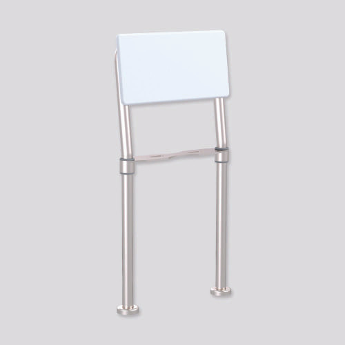 Back Rest Floor Mounted Brushed Stainless [288195]