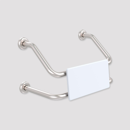 Backrest Wall Mounted Clam Flange Brushes Stainless [288207]