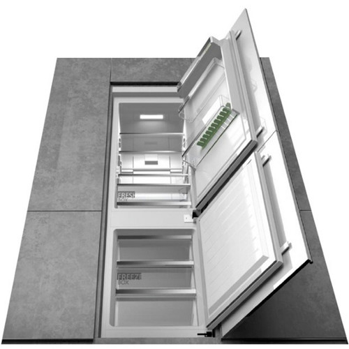 Integrated Top Mount Refrigerator with Bottom Mount Freezer 266L White [253950]