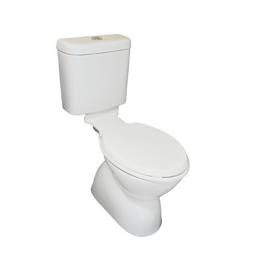 Deluxe SNV Vitreous China w/Link & Seat White 4Star [152962]