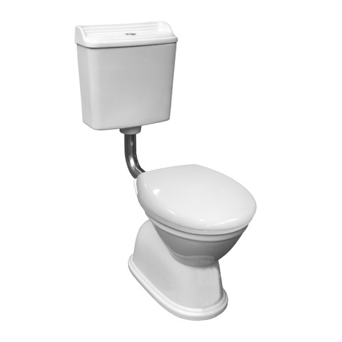 Colonial Feature Toilet Suite S Trap with White Seat 4Star [198670]