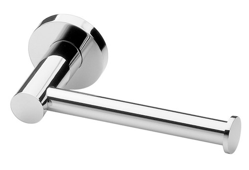 Radii Toilet Roll Holder with Round Plate Chrome [130657]
