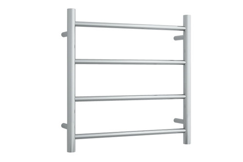 Thermorail Heated Towel Rail Round 4Bar 41W 550mm x 550mm x 122mm Stainless Steel [254375]